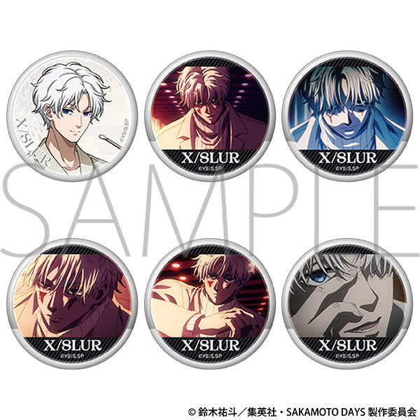 [※Blind](1BOX=6)(Goods - Badge) SAKAMOTO DAYS Lots of X (Slur) Chara Badge Collection