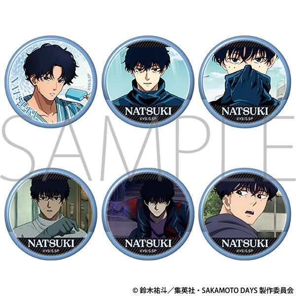 [※Blind](1BOX=6)(Goods - Badge) SAKAMOTO DAYS Lots of Natsuki Seba Chara Badge Collection