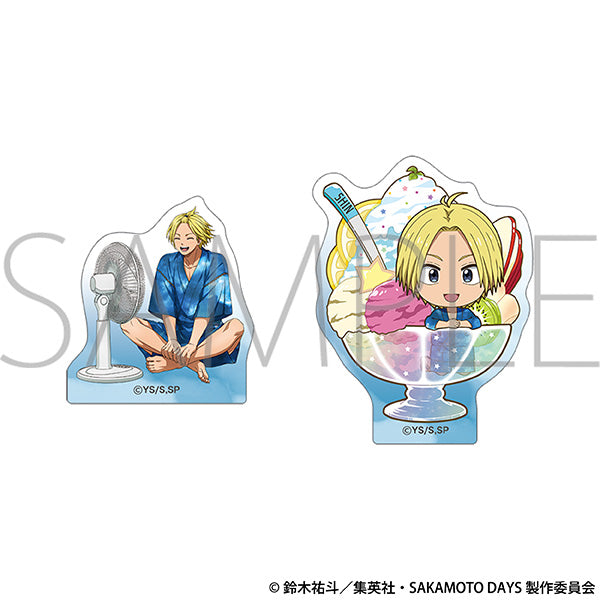 (Goods - Sticker) SAKAMOTO DAYS Sticker Set (Set of 2) / Shin Asakura Evening Breeze