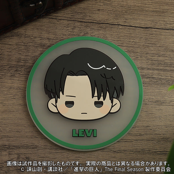 (Goods - Coaster) Attack on Titan Rubber Coaster / Levi