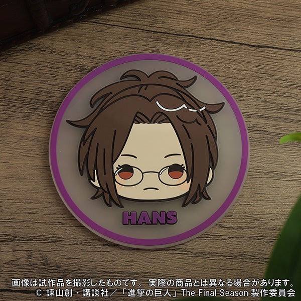 (Goods - Coaster) Attack on Titan Rubber Coaster / Hange