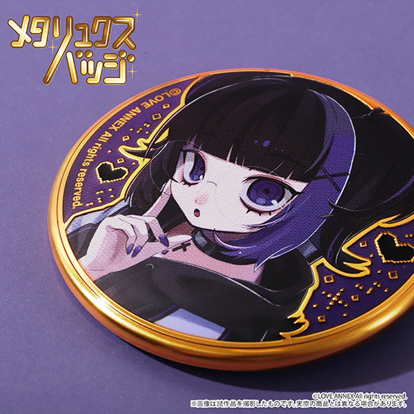 (Goods - Badge) One Song, One Life Metallux Badge / Sumire Kirishima
