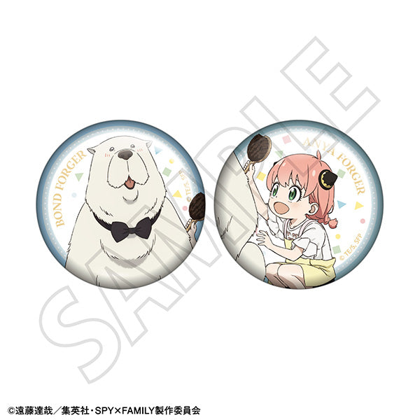 (Goods - Badge) SPY x FAMILY Button Badge Set / Anya Forger & Bond Forger (Groomer)