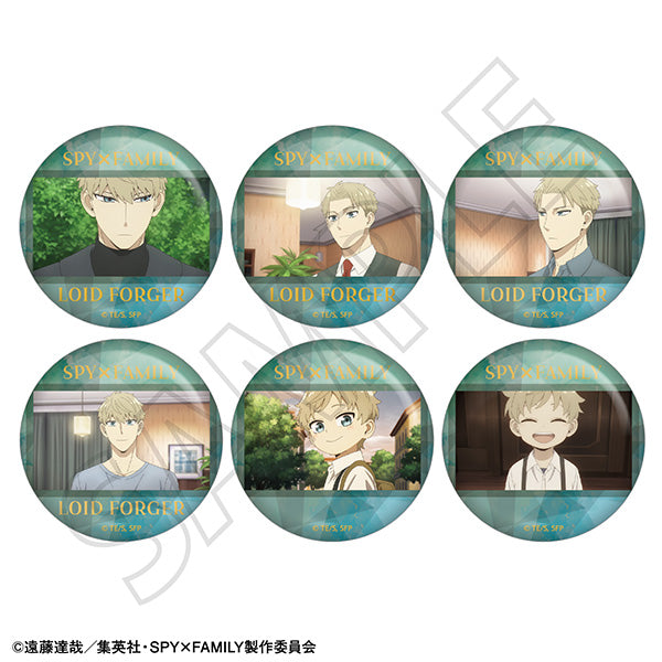 [※Blind](1BOX=6)(Goods - Badge) SPY x FAMILY Oshi Chara Badge Collection / Loid Forger