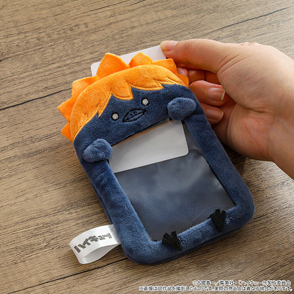 (Goods - Card Case) Haikyu!! Plush Card Holder / Kurooneko