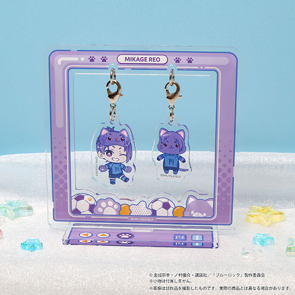(Goods - Acrylic Stand) Blue Lock Season 2 withCAT illustration Ver. Yurayura Acrylic Stand / Reo Mikage