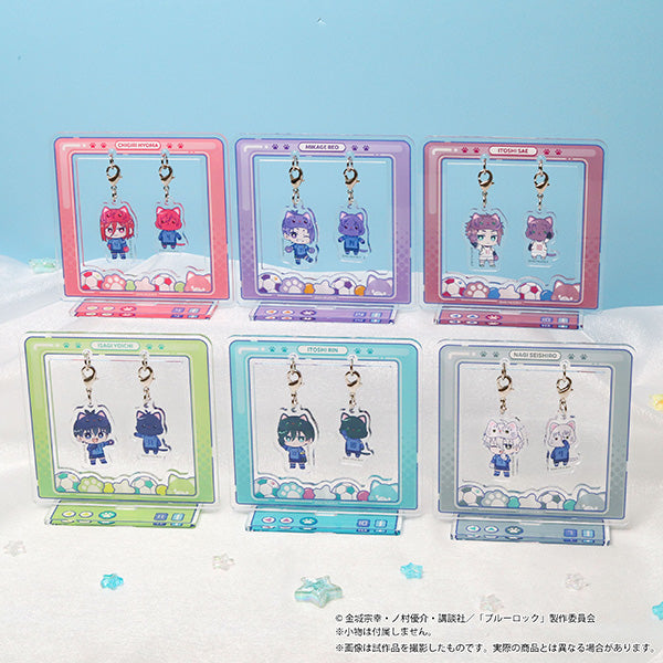 (Goods - Acrylic Stand) Blue Lock Season 2 withCAT illustration Ver. Yurayura Acrylic Stand / Reo Mikage