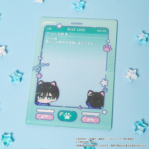 (Goods - Card Case) Blue Lock Season 2 withCAT illustration Ver. Hard Card Case / Rin Itoshi