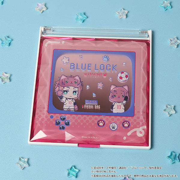 (Goods - Mirror) Blue Lock Season 2 withCAT illustration Ver. Jewel Mirror / Sae Itoshi