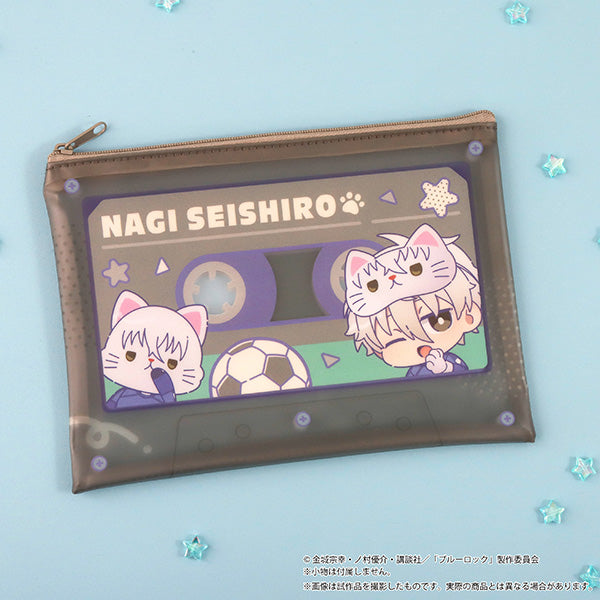 (Goods - Pouch) Blue Lock Season 2 withCAT illustration Ver. Clear Pouch / Seishiro Nagi