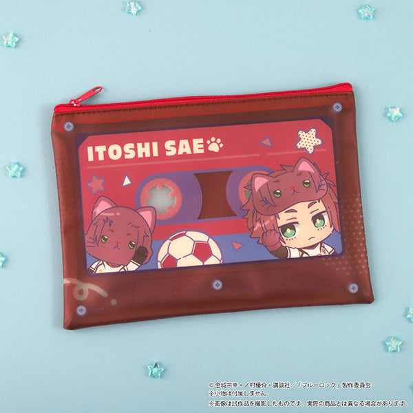 (Goods - Pouch) Blue Lock Season 2 withCAT illustration Ver. Clear Pouch / Sae Itoshi