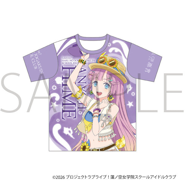 (Goods - Shirt) Love Live! Hasu no Sora Jogakuin School Idol Club Full Graphic T-shirt / Hime Anyoji