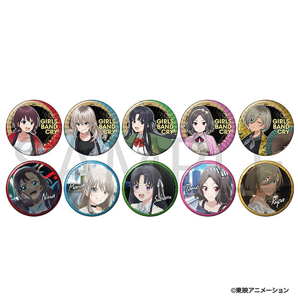 [※Blind](1BOX=10)(Goods - Badge) Girls Band Cry Chara Badge Collection Autumn Festival