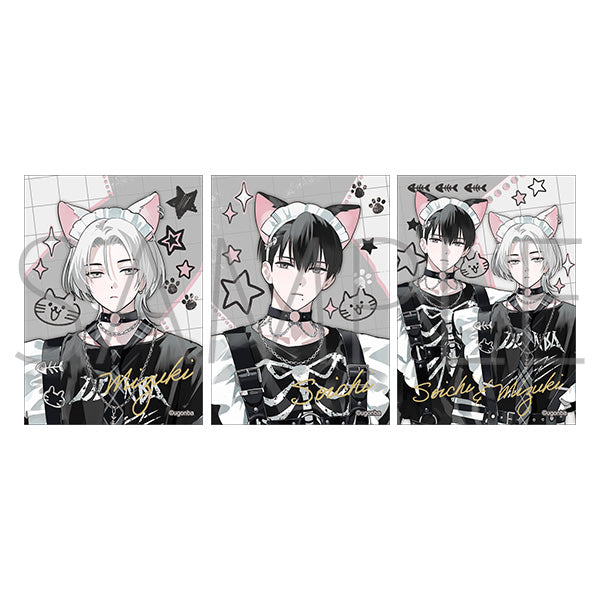 (Goods - Card) Mizuki to Soichi Foil Stamped Card Set of 3