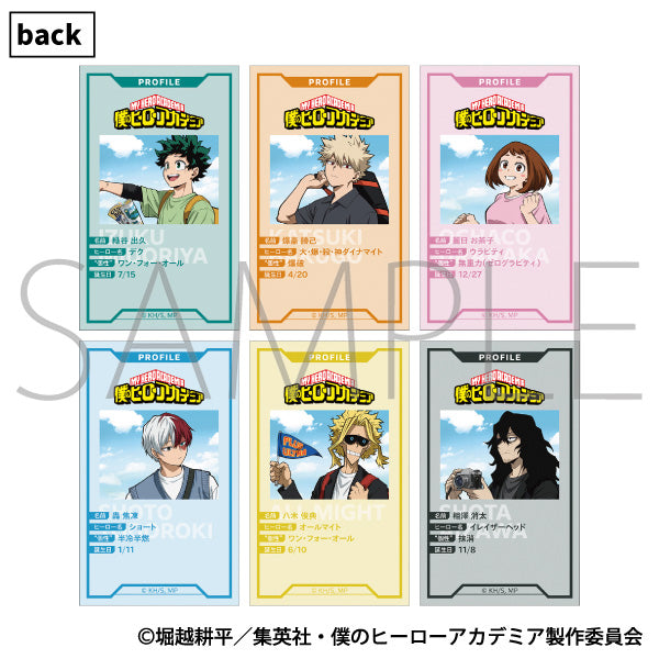 [※Blind](1BOX=6)(Goods - Card) My Hero Academia Visualte Collection / Local