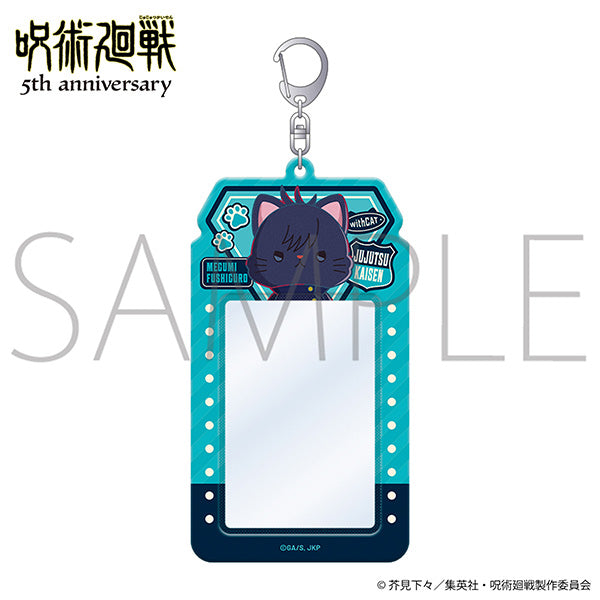 (Goods - Keychain) Jujutsu Kaisen 5th Anniversary withCAT illustration Ver. Card Carry Holder / Megumi Fushiguro