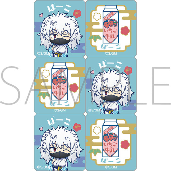 (Goods - Sticker) Gintama Acrylic Block Sticker / Pa-ko