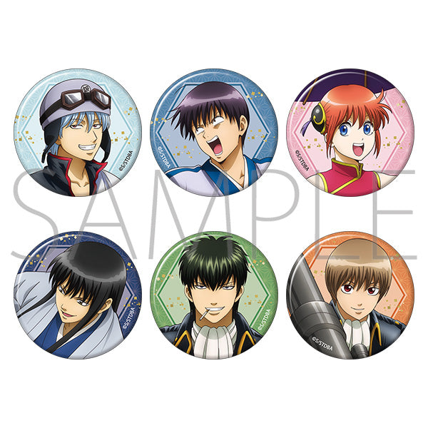 [※Blind](1BOX=6)(Goods - Badge) Gintama Chara Badge Collection / Present Day