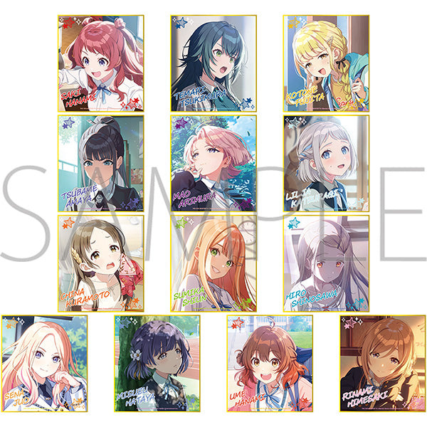(1BOX=13)(Goods - Art Board) Gakuen iDOLM@STER Mini Art Board Collection