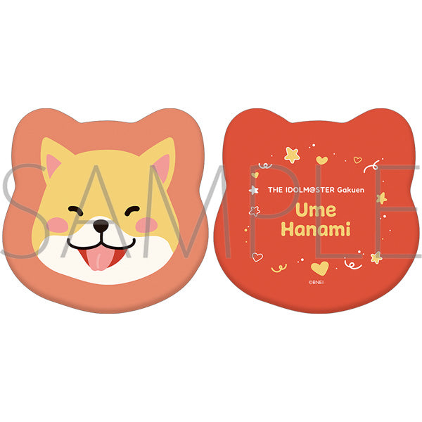 (Goods - Cushion) Gakuen iDOLM@STER Die-cut Cushion / Ume Hanami