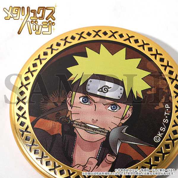 [※Blind](1BOX=6)(Goods - Badge) NARUTO Shippuden Metallux Badge Collection