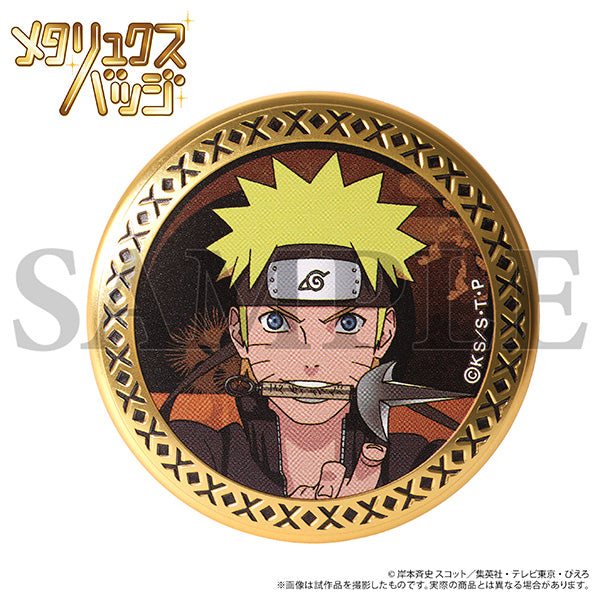 [※Blind](1BOX=6)(Goods - Badge) NARUTO Shippuden Metallux Badge Collection