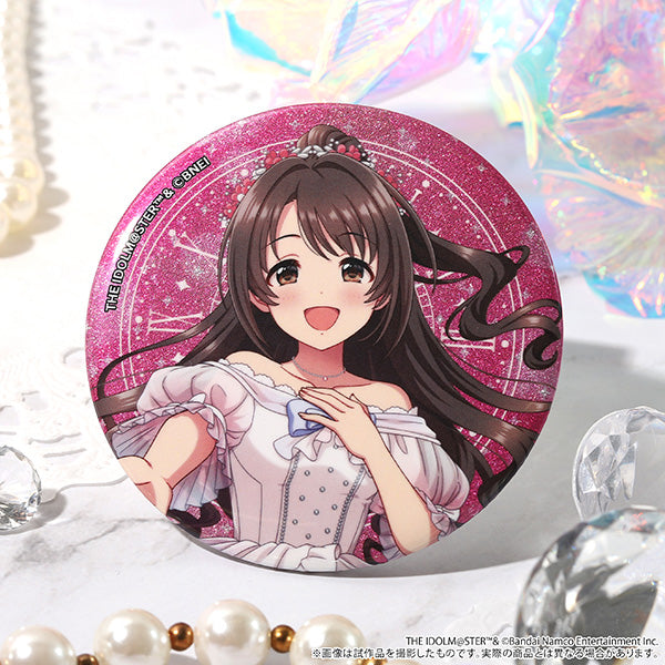 (Goods - Badge) THE IDOLM@STER Cinderella Girls Glitter Button Badge / Uzuki Shimamura Cinderella Girl General Election 2026