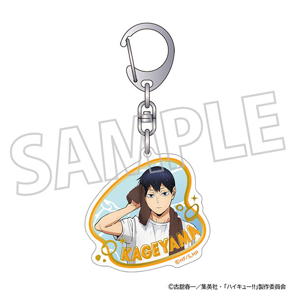 (Goods - Keychain) Haikyu!! Foil Stamped Acrylic Keychain / Tobio Kageyama "Cool Down Fair"