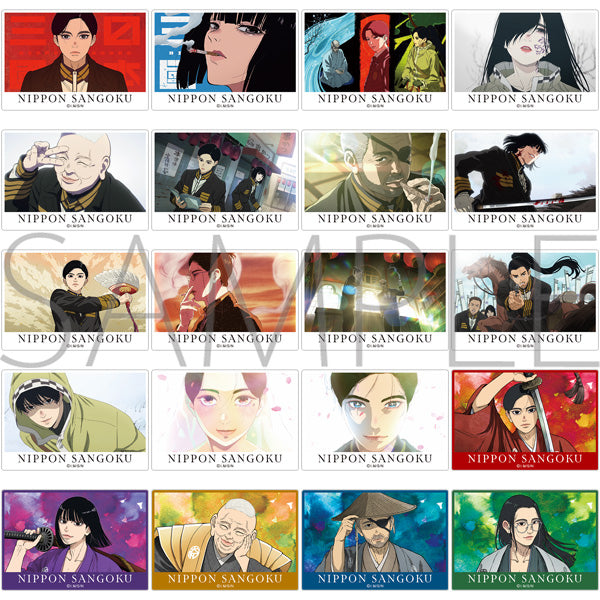 (1BOX=10)(Goods - Card) Nippon Sangoku Clear Sheet Collection
