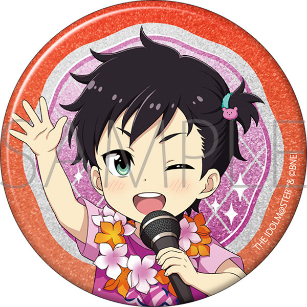 (Goods - Badge) THE IDOLM@STER SideM Glitter Button Badge / Shiki Iseya "Remember Shot"
