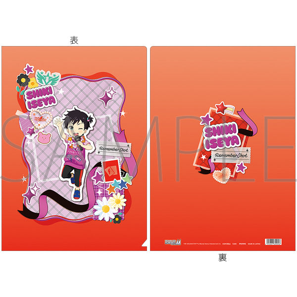 (Goods - Clear File) THE IDOLM@STER SideM Clear File / Shiki Iseya "Remember Shot"