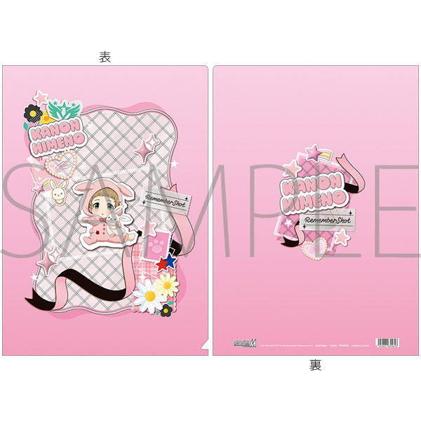 (Goods - Clear File) THE IDOLM@STER SideM Clear File / Kanon Himeno "Remember Shot"