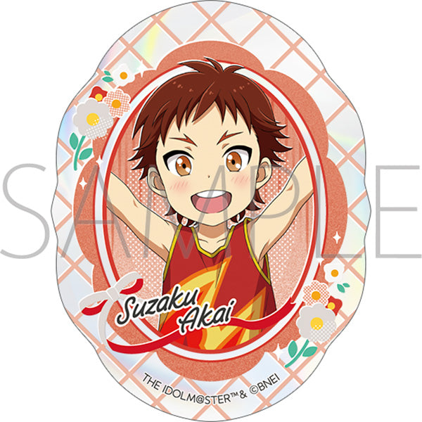 (Goods - Sticker) THE IDOLM@STER SideM Holographic Sticker / Suzaku Akai "Remember Shot"