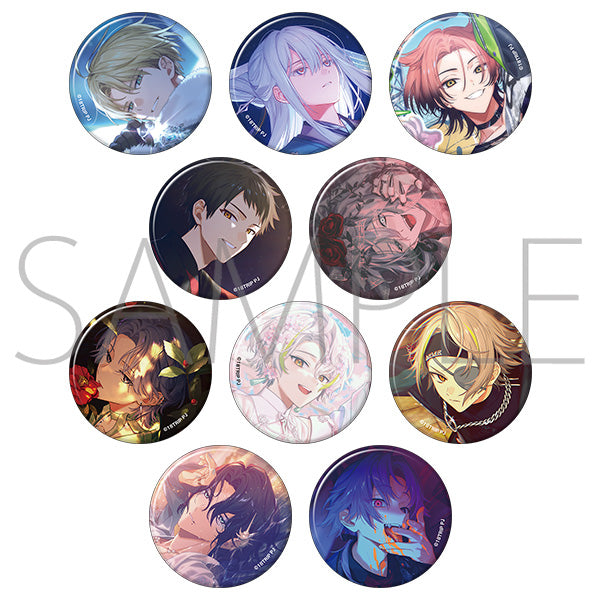(1BOX=10)(Goods - Badge) 18TRIP Chara Badge Collection / vol. 11 Evening Troupe, Night Troupe