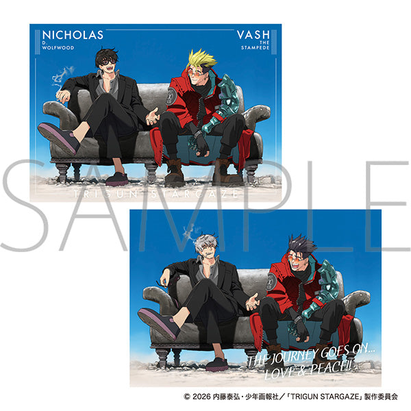 (Goods - Tapestry) TRIGUN STARGAZE Clear Poster Set / Completion Commemoration ver.