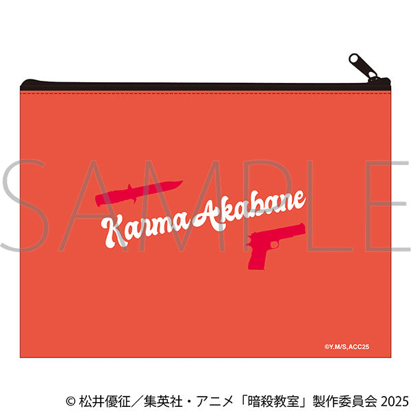 (Goods - Pouch) Assassination Classroom Flat Pouch / Karma Akabane