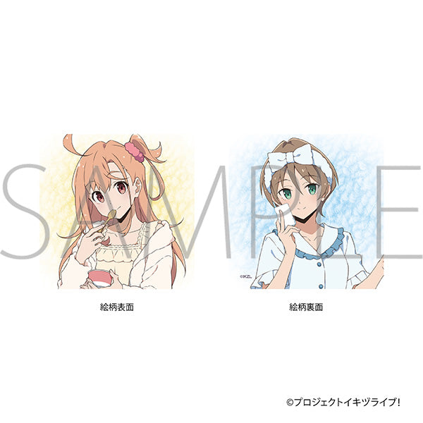 (Goods - Cushion) IKIZULIVE! LOVELIVE! BLUEBIRD Mini Cushion / Polka Takahashi, Yukuri Harumiya