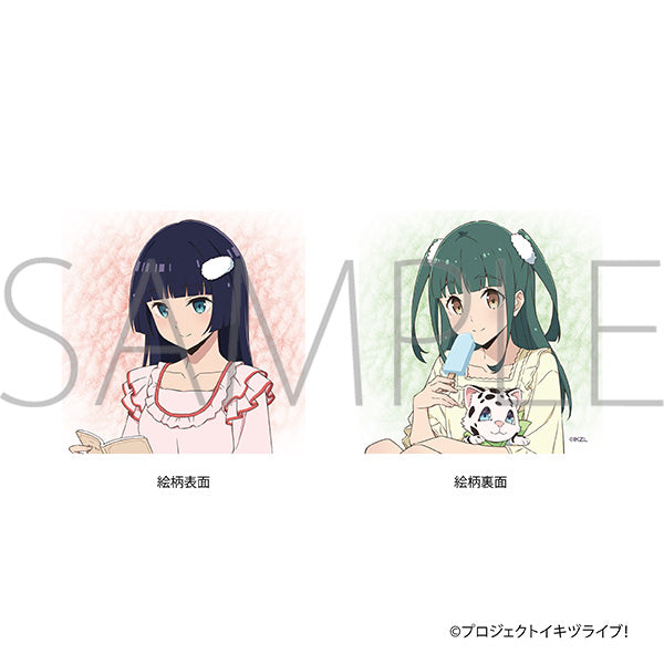 (Goods - Cushion) IKIZULIVE! LOVELIVE! BLUEBIRD Mini Cushion / Hanabi Komagata, Midori Yamada