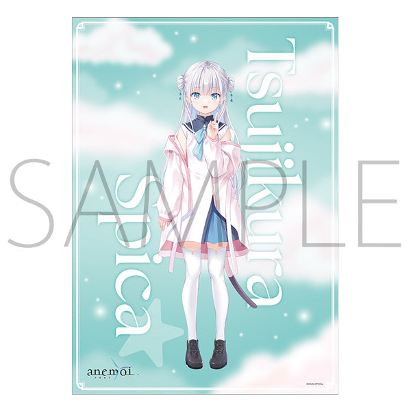 (Goods - Tapestry) anemoi Clear Poster / Spica Tsujikura