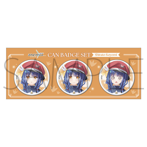 (Goods - Badge) anemoi 3-faces Button Badge Set / Koyomi Shirato