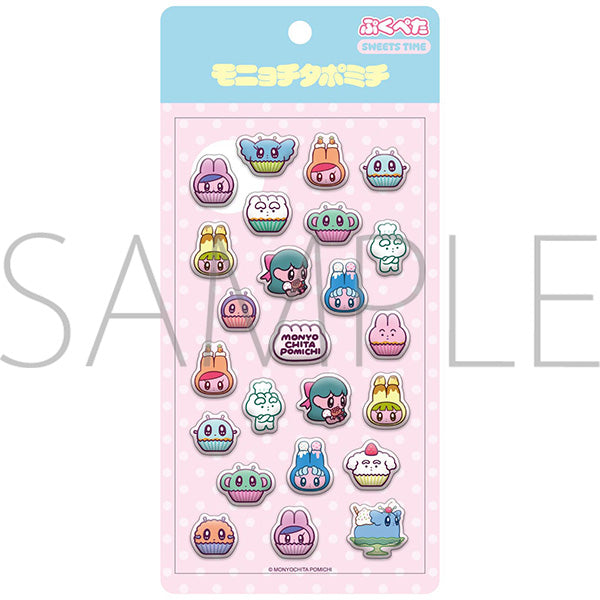 (Goods - Sticker) Illustrator Monyochita Pomichi Pukupeta (3D Sticker) / SWEETS TIME