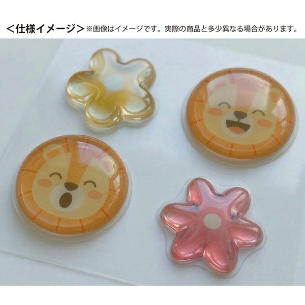 (Goods - Sticker) Illustrator Monyochita Pomichi Pukupeta (3D Sticker) / Gyoza-chan