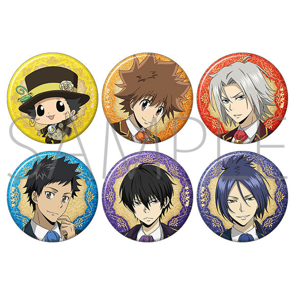 (1BOX=6)(Goods - Badge) REBORN! Chara Badge Collection / A -damask code style-