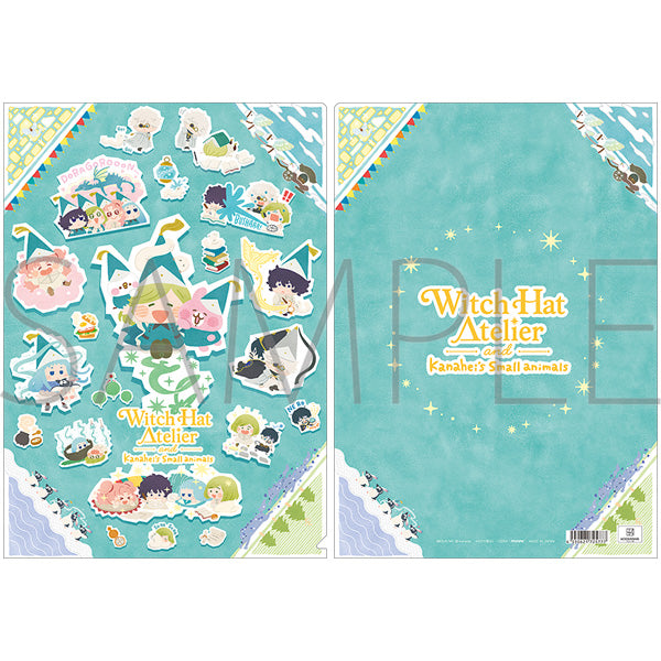 (Goods - Clear File) Witch Hat Atelier Clear File / Ensemble Visual Ver. Kanahei's Small Animals Collab