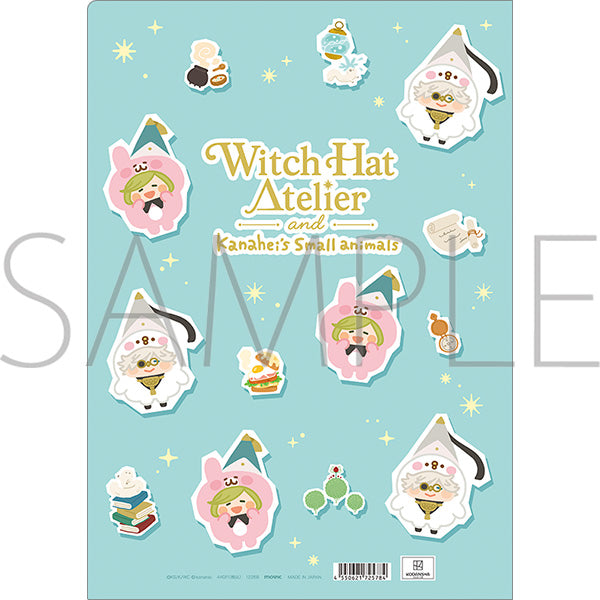 (Goods - Clear File) Witch Hat Atelier Clear File / Kigurumi Onesie Ver. Kanahei's Small Animals Collab