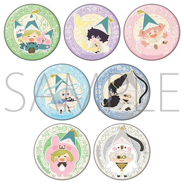 (1BOX=7)(Goods - Badge) Witch Hat Atelier Chara Badge Collection Kanahei's Small Animals Collab