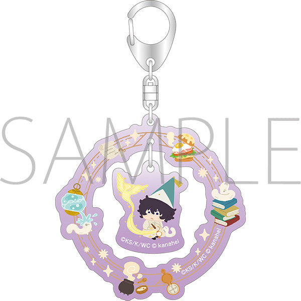 (Goods - Keychain) Witch Hat Atelier Yurayura Acrylic Keychain / Agott Kanahei's Small Animals Collab