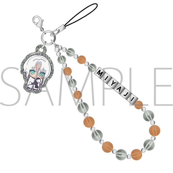 (Goods - Strap) Devil Butler with Black Cat After-school Mates Beads Strap / Miyaji Nui Pal Skip