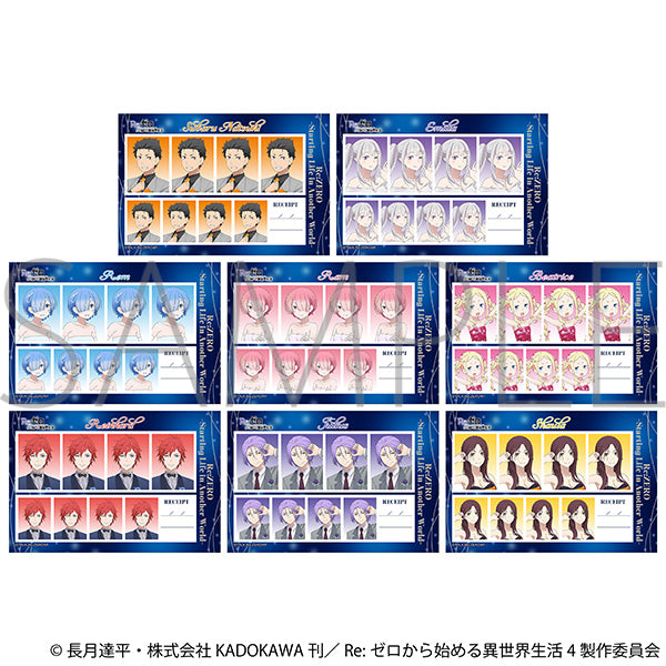 (1BOX=8)(Goods - Bromide) Re:Zero - Starting Life in Another World ID Card Photo Studio (Trading) - Prom