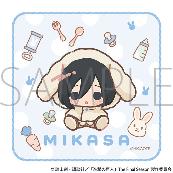 (Goods - Towel) Attack on Titan Hand Towel / (Baby) Mikasa